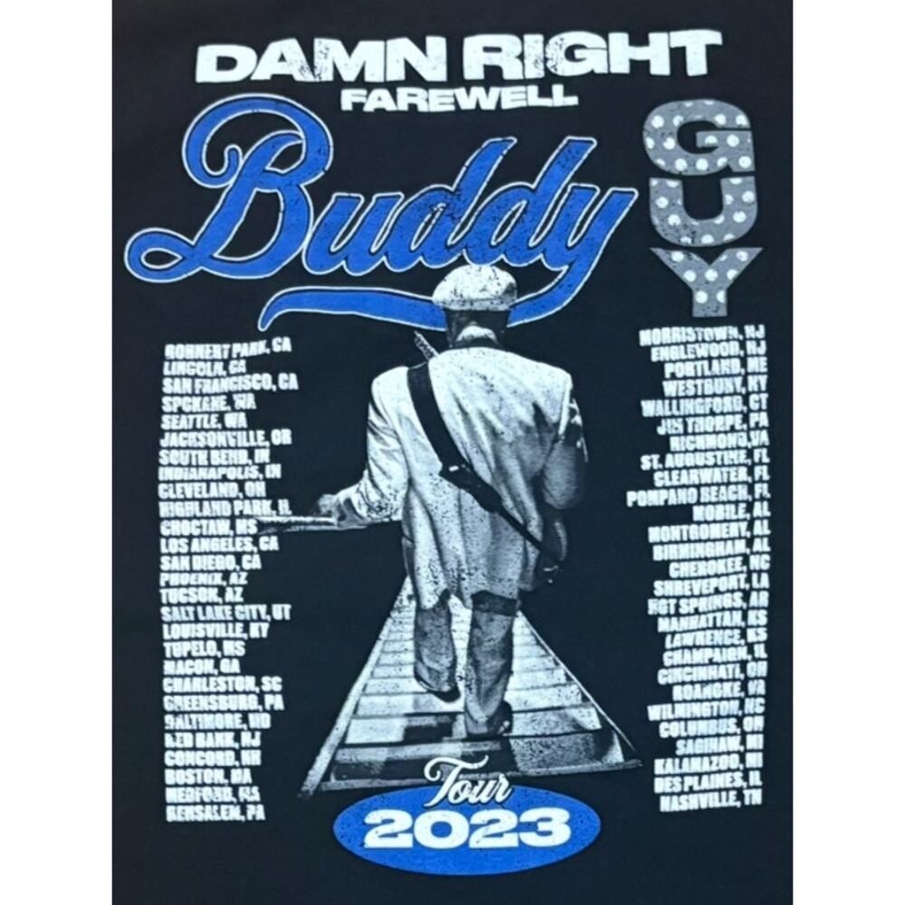Buddy Guy Farewell Tour 2023 Size M - Picture 3 of 7